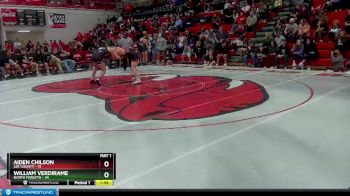 175 lbs Quarterfinals (8 Team) - Aiden Chilson, Lee County vs William Verdirame, North Forsyth