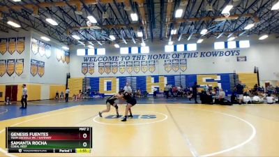 130 lbs Quarterfinal - Samanta Rocha, Coral Reef vs Genesis Fuentes, Team Osceola WC / Gateway