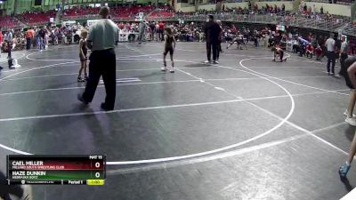 60 lbs Cons. Semi - Cael Miller, Millard South Wrestling Club vs Haze Dunkin, Nebraska Boyz