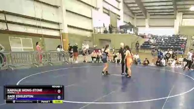 135 lbs Round 1 (10 Team) - Kaimalie Wong-Stone, Hawaii 2 vs Sage Eggleston, Utah 2