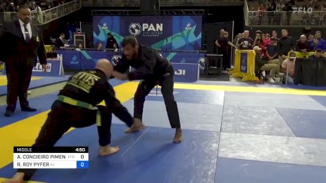 ALEXANDRE CONCIEIRO PIMENTEL vs ROBERT ROY PYFER 2024 Pan Jiu Jitsu IBJJF Championship