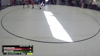 160 lbs Cons. Round 5 - Bryce Kunz, Central City Junior Wrestling Club vs Xayvion Epps, Columbus High School Wrestling