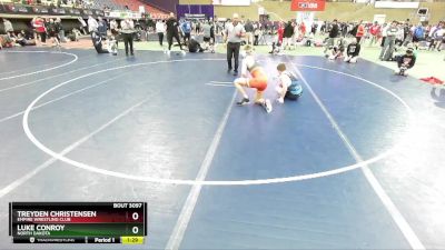 144 lbs Champ. Round 1 - Luke Conroy, North Dakota vs Treyden Christensen, Empire Wrestling Club