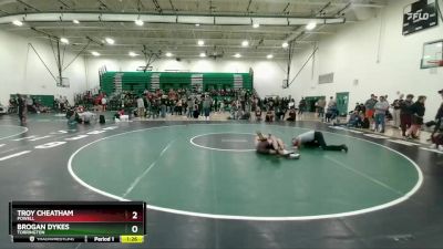 126 lbs Cons. Round 3 - Troy Cheatham, Powell vs Brogan Dykes, Torrington