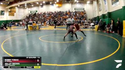 113 lbs Cons. Round 3 - Kelley Brown, West Torrance vs Bobby Tobias, El Modena