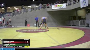 222 lbs Round 1 (4 Team) - Gunnar Bowles, Sutherlin vs Cooper Clark, Harrisburg