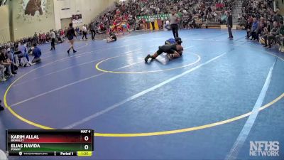 128 Boys Semifinal - Elias Navida, Poway vs Karim Allal, Brawley