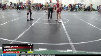 160 lbs Round 1 (10 Team) - Dominic Paterra, Gladiators vs Blake Kaminski, Ohio Titan