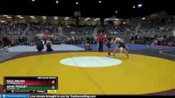 145 lbs Finals (8 Team) - Kevin Peasley, 3A Burns vs Raul Molina, 3A Warrenton