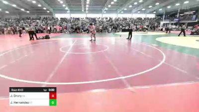 220 lbs Consi Of 32 #1 - John Drury, VA vs Jancarlo Hernandez, UT