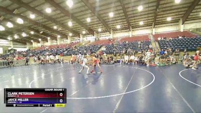 132 lbs Champ Round 1 (16 Team) - Clark Petersen, Idaho 2 vs Jayce Miller, Oregon 1