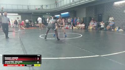 170 lbs Round 2 (10 Team) - Demetric Wilson, Alabama Elite Red vs Isaiah Unger, Assassins Blue