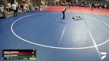 65 lbs Finals (8 Team) - Ethan Schmidt, Hastings vs Eddie VonBerge, Hutchinson