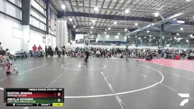 84 lbs Quarterfinal - Nikolai Novario, Great Neck Wrestling Club vs Easton Jenkins, Dinwiddie Mat Rats