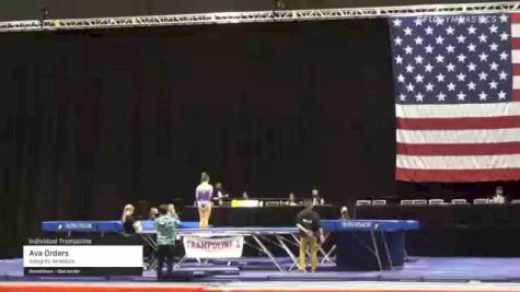 Ava Orders - Individual Trampoline, Integrity Athletics - 2021 USA Gymnastics Championships