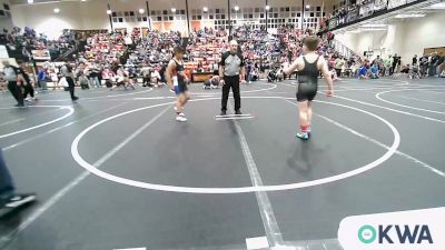 120 lbs Semifinal - Lex Branham, Vian Wrestling Club vs Alek Aguilar, Fort Gibson Youth Wrestling