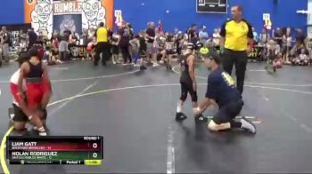 44 lbs Round 1 (8 Team) - Liam Gatt, Backyard Brawlers vs Nolan Rodriguez, Untouchables White