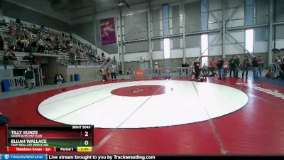 48-49 lbs Round 2 - Elijah Wallace, Team Real Life Wrestling vs Tilly Kunze, Salem Elite Mat Club