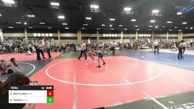 109 lbs Semifinal - Alexander Bermudez, Grindhouse WC vs Steven Robles, Aces Wr Ac