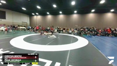 63 lbs Semifinal - Christian Benitez, Gracie Barra Westchase Wrestling Club vs Frank Archibald, NB Elite Wrestling Club