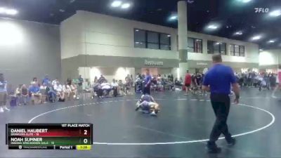 170 lbs Placement Matches (16 Team) - Daniel Haubert, Brawlers Elite vs Noah Sumner, Indiana Smackdown Gold