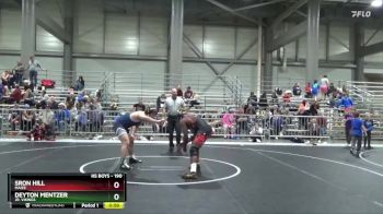 190 lbs 2nd Place Match - Deyton Mentzer, Jr. Vikings vs Sron Hill, Maize