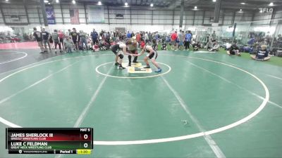 138 lbs Champ. Round 1 - Luke C Feldman, Great Neck Wrestling Club vs James Sherlock III, Grizzly Wrestling Club