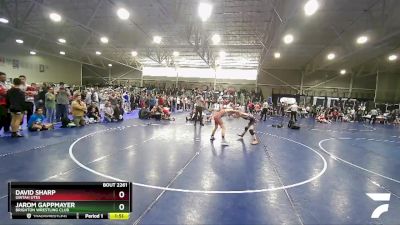 113 lbs Cons. Round 3 - Jarom Gappmayer, Brighton Wrestling Club vs David Sharp, Uintah Utes