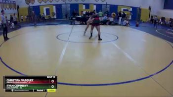 120 lbs Quarters & Wb (16 Team) - Christian Vazquez, Maximum Performance vs Ryan Cominsky, Eagle Empire