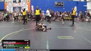 52 lbs Round 1 (6 Team) - Kaiden Galindez, Backyard Brawlers vs Adam Husk Jr, The Funky Singlets Teal