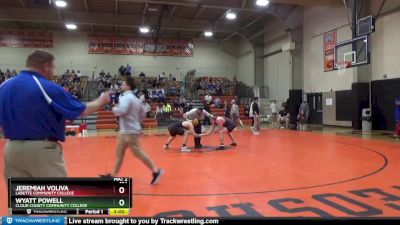 184 lbs Quarterfinal - Jeremiah Voliva, Labette Community College vs Wyatt Powell, Cloud County Community College