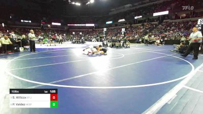 113 lbs Quarterfinal - Sean Willcox, St John Bosco vs Paulo Valdez, Hesperia