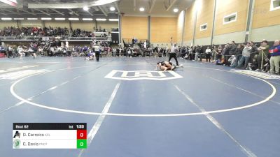 150 lbs Round Of 32 - Dan Carreira, Arlington vs Carnell Davis, Ponaganset