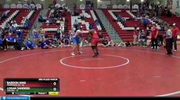 285 lbs Placement (12 Team) - Bardon King, Homewood Hs vs Logan Sanders, Chelsea