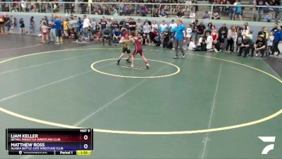 67 lbs Round 2 - Liam Keller, Bethel Freestyle Wrestling Club vs Matthew Ross, Alaska Battle Cats Wrestling Club