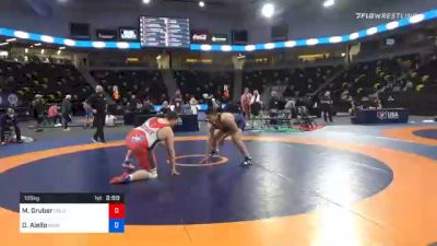 125 kg Prelims - Mitchell Gruber, Columbus Wrestling Club vs Darryl Aiello, Iowa