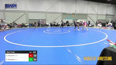 150 lbs Semifinal - Hallie Horine, Mean Girls vs Sophie Donaho, Eastside Assassins