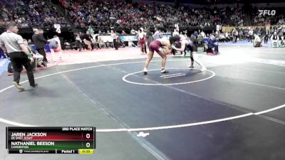 190 Class 3 lbs 3rd Place Match - Jaren Jackson, De Smet Jesuit vs Nathaniel Beeson, Camdenton