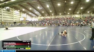 54 lbs Quarterfinal - Titan Caldwell, Fremont Wrestling Club vs Murphy Ashby, Wasatch Wrestling Club