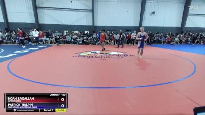 150 lbs Champ. Round 1 - Noah Saqallah, Washington vs Patrick Halpin, Mat Demon Wrestling Club