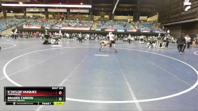 133 lbs Cons. Round 2 - Braden Carson, Eastern Oregon vs 9 Taylor Vasquez, Morningside