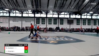 45-50 lbs Round 3 - Layton Kraemer, Nomad Wrestling Academy vs Noah Howland, Martin Mean Machine