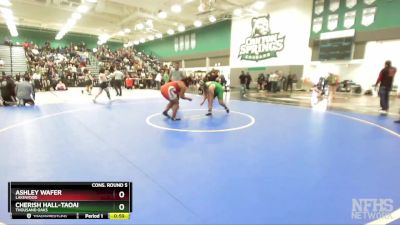 235 lbs Cons. Round 5 - Ashley Wafer, Lakewood vs Cherish Hall-Taoai, Thousand Oaks