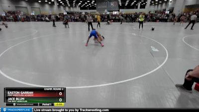 97 lbs Champ. Round 2 - Easton Garrah, MWC Wrestling Academy vs Jace Blum, The Best Wrestler