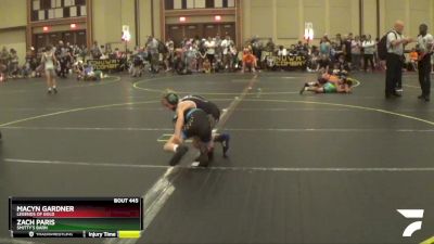 70 lbs Cons. Semi - Zach Paris, Smitty`s Barn vs Macyn Gardner, Legends Of Gold