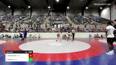 125 lbs Consi Of 8 #1 - Jayden Escalante, Roundtree Wrestling Academy vs Knox Pierce, Georgia