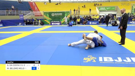 GUILHERME DA COSTA E S. DOS SANT vs MATHEUS BELOMO MELO 2024 Brasileiro Jiu-Jitsu IBJJF