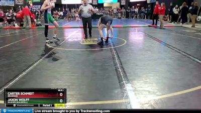 AA - 138 lbs Champ. Round 1 - Jaxon Wolff, Glacier (Kalispell) vs Carter Schmidt, Belgrade