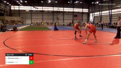 3rd Place - Johnny Blankenship, Nebraska vs Cade Devos, Unattached-South Dakota State University