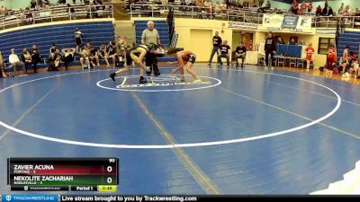 90 lbs Round 3 (4 Team) - Nekolite Zachariah, Noblesville vs Zavier Acuna, Portage